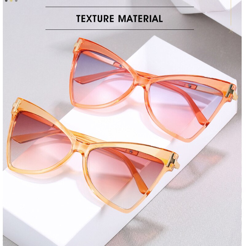 Trending Cat Eye Sunglasses Women Men 2022 Vintage TF Fashion Triangle Brand Designer Sun Glasses Shades UV400 lentes de sol